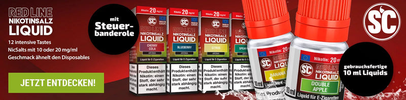 Leckere Nikotinsalz Liquid günstig kaufen von SC Hybrid 