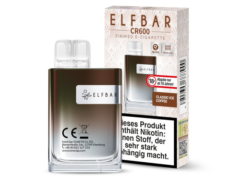 Elfbar - CR600 Einweg E-Zigarette - Watermelon Peach