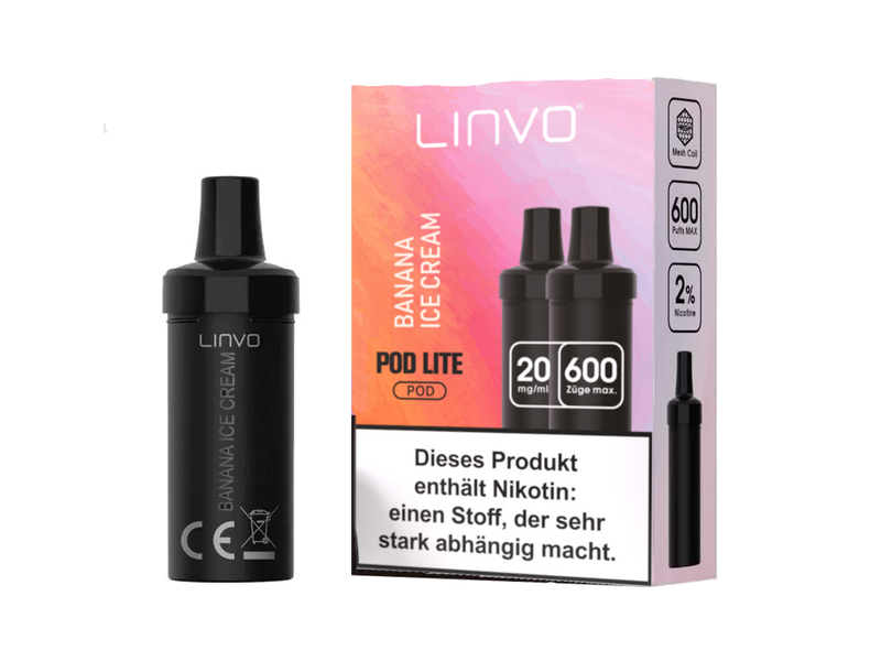 Linvo - Pod Lite Cartridge (2 Stück pro Packung) - Watermelon Ice