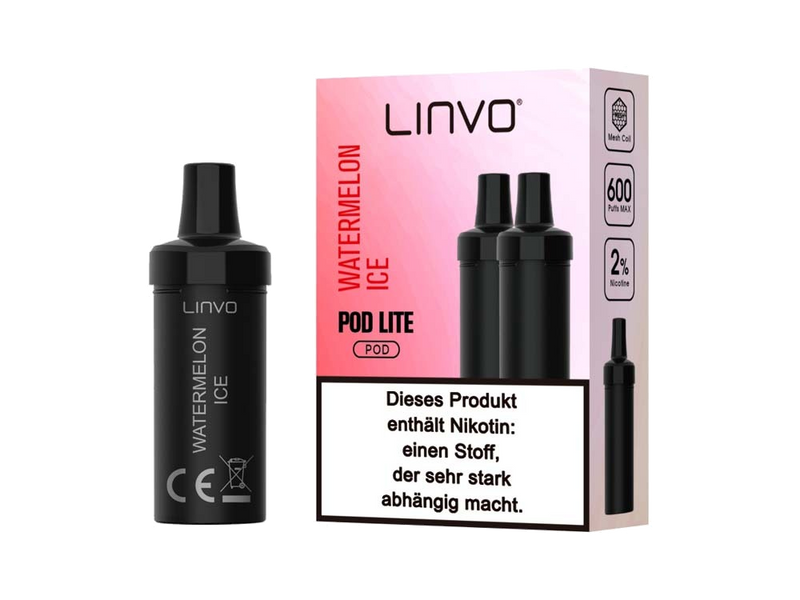 Linvo - Pod Lite Cartridge (2 Stück pro Packung) - Watermelon Ice