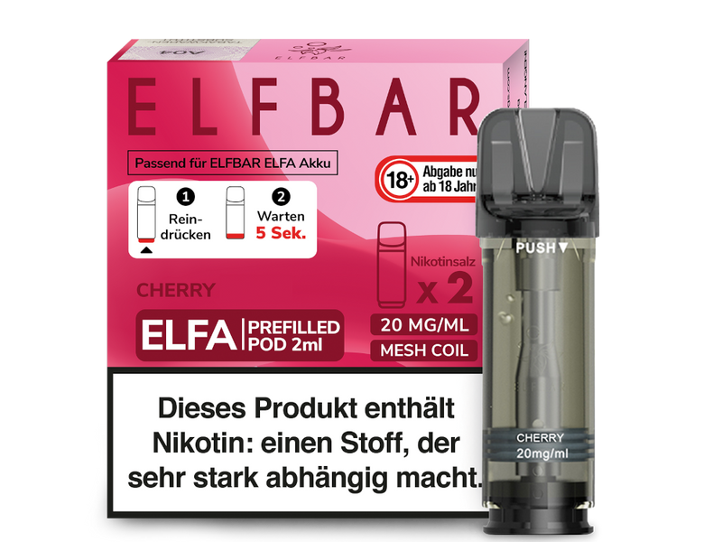 Elfbar Elfa Pod 20mg/ml (2 Stück) - Watermelon