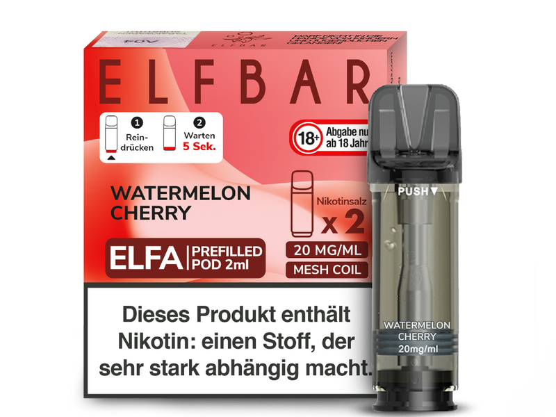 Elfbar Elfa Pod 20mg/ml (2 Stück) - Watermelon