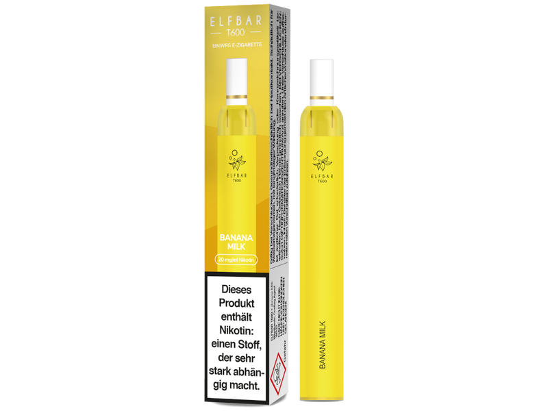 Elfbar T600 Einweg E-Zigarette - Banana Milk