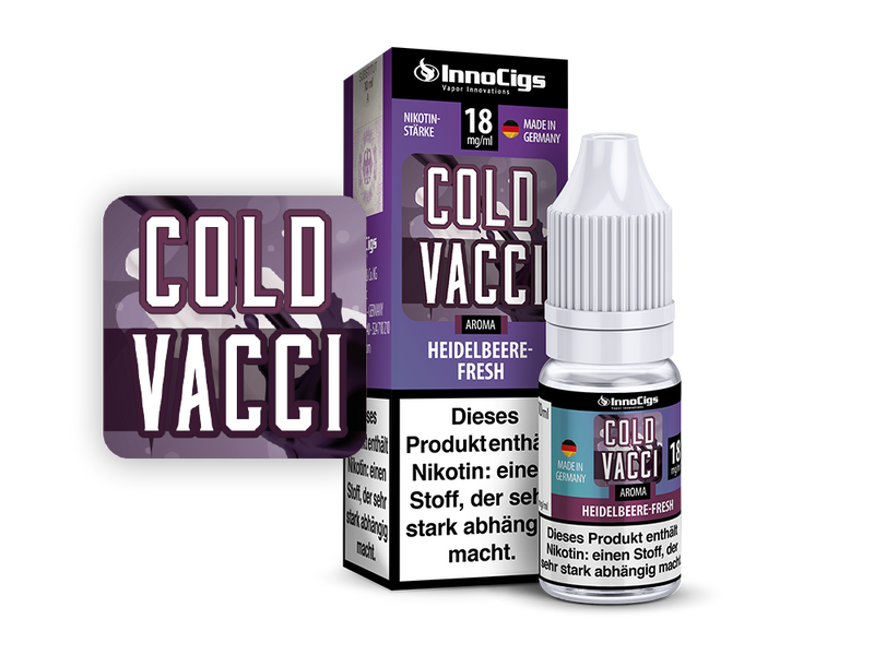 Cold Vacci Heidelbeere-Fresh Aroma - Liquid für E-Zigaretten