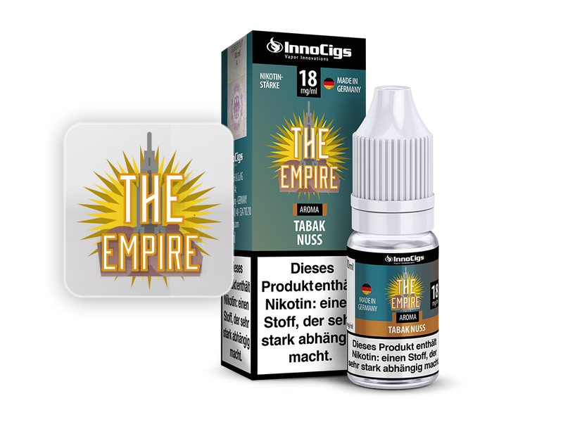 The Empire Tabak Nuss Aroma - Liquid für E-Zigaretten