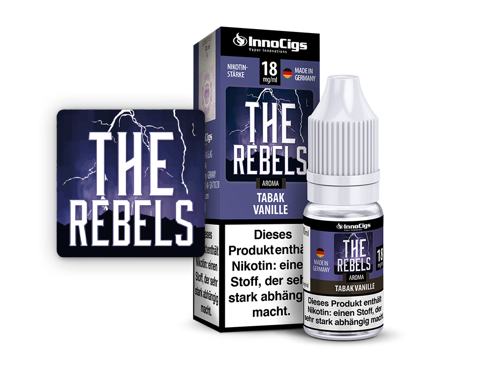 The Rebels Tabak Vanille Aroma - Liquid fr E-Zigaretten The Rebels Tabak Vanille Aroma - Liquid fr E-Zigaretten