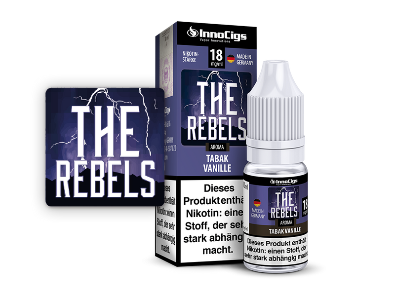 The Rebels Tabak Vanille Aroma - Liquid fr E-Zigaretten The Rebels Tabak Vanille Aroma - Liquid fr E-Zigaretten
