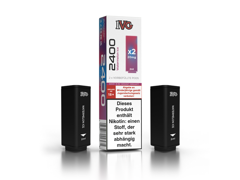 IVG - 2400 Pod 20mg/ml (2 Stück pro Packung) - Watermelon Ice