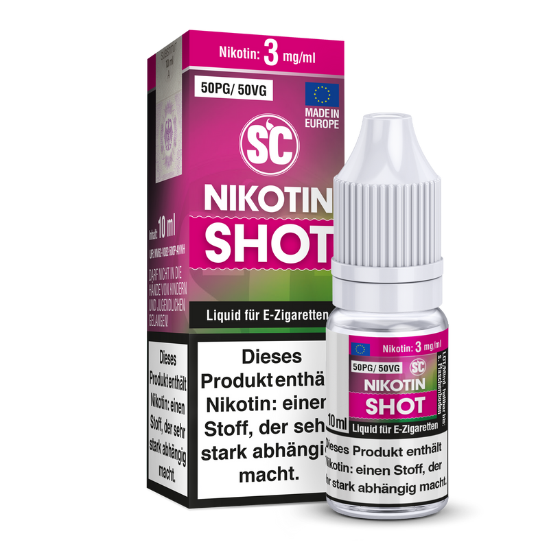SC - 10ml Nikotin Shot 50PG / 50VG