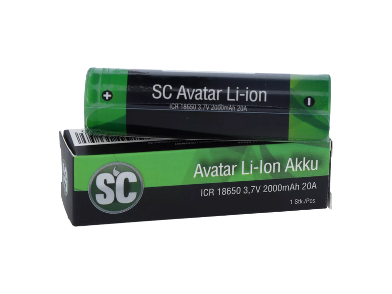 SC 18650er Akku 2000 mAh - 3,7 V