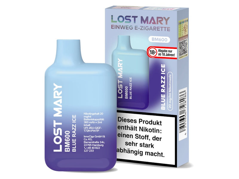 Lost Mary - BM600 Einweg E-Zigarette - 20mg/ml - Watermelon Ice