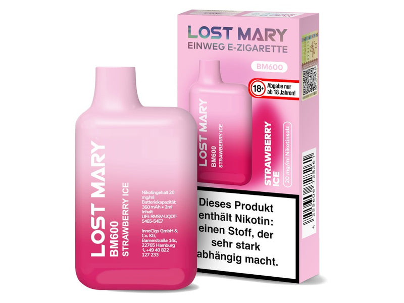 Lost Mary - BM600 Einweg E-Zigarette - 20mg/ml - Watermelon Ice