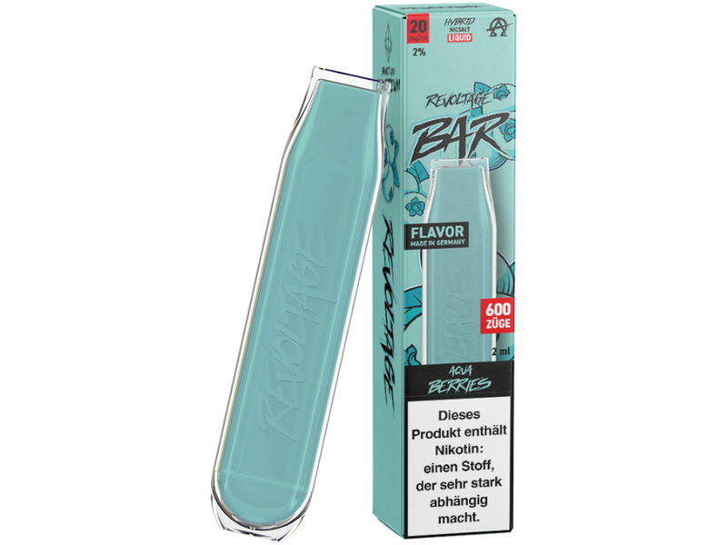 Revoltage Bar Einweg E-Zigarette - Aqua Berries